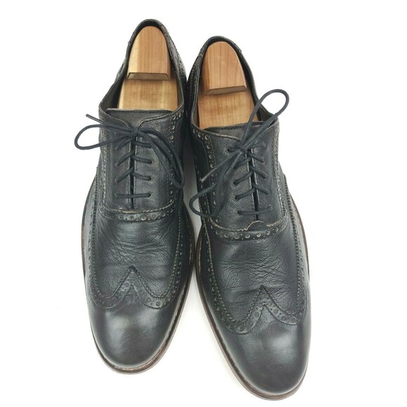 Cole Haan Air Colton Wing Tip Black Oxford Dress Shoes C10028 Men\'s Size 13 M main image 4